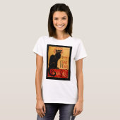 Steinlen's Le Chat Noir T-shirt (Voorkant volledig)