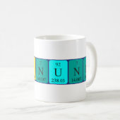 Steinunn nom de table périodique mug (Devant droit)