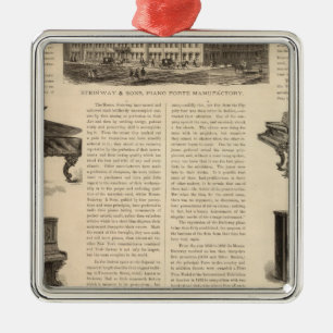 Steinway en Sons, pianoproducenten Metalen Ornament