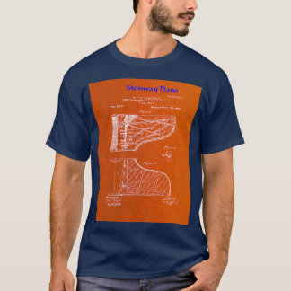 Steinway Piano 1880 Patent Afbeelding Fotografisch T-shirt