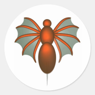 Stekel Ronde Sticker