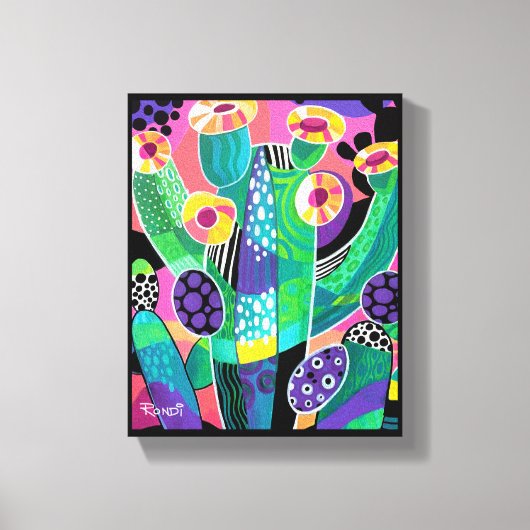 stekelige Pop Canvas Afdruk (Voorkant)