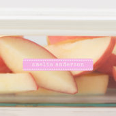 Steken  Roze Meisjes Waterdicht Naam Label (Aangebracht)