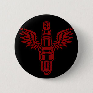 stekker ronde button 5,7 cm