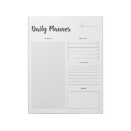 Stel 1 Notitieblok voor dagelijkse planner in