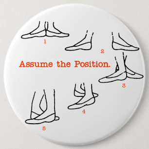 Stel dat de ballet-cadeaus Positie Ronde Button 6,0 Cm