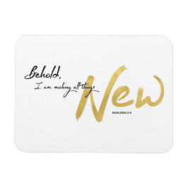 Stel dat ik alle dingen maak Nieuwe Kunstdruk Magneet