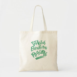 Stel je alles mogelijk citaat motivatie voor tote bag
