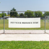 STEL JE BERICHT HIER... BUITENDBANNER SPANDOEK (Insitu)