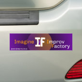 Stel je de Bumpersticker van Improv 2016 voor (Op auto)