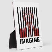 Stel je eens voor dat Trump achter Bars zit Fotoplaat (Zijkant)