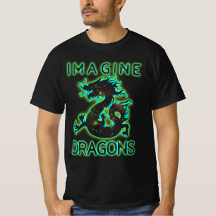 Stel je magische en mythische fantasy draken encha t-shirt