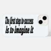 Stel je succes Motivatie offerte Case-Mate iPhone Case (Achterkant (horizontaal))
