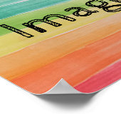 Stel je voor dat je afdrukken poster (Hoek)