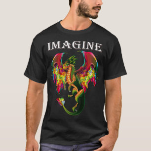 Stel je voor dat je een draak bent die het vuur Ma T-shirt