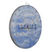 Stel je voor dat je geen blauw kloudschap hebt dartbord (Voorkant Links)
