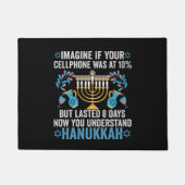 Stel je voor dat je mobiele telefoon 10% was, maar deurmat (Voorkant)