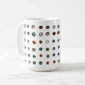 Stel je voor dat je op White Agates inneemt Koffiemok (Voorkant links)