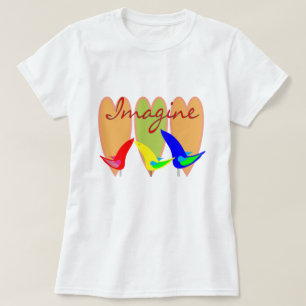 Stel je voor dat vogels T-Shirt