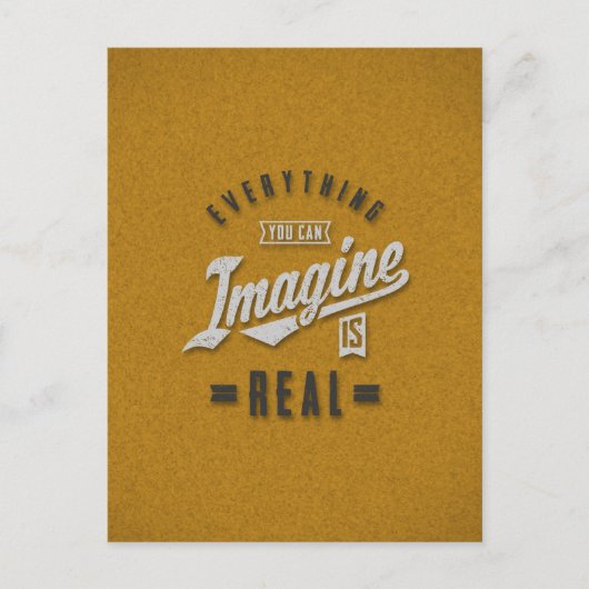 Stel je voor: Echte Inspirerend offertes Briefkaart (Voorkant)