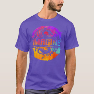 Stel je voor: Fantasy Dragon Retro Tribal 503 T-shirt