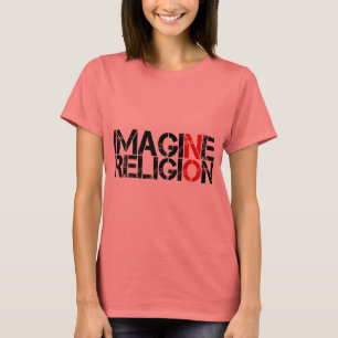 Stel je voor: geen religie t-shirt