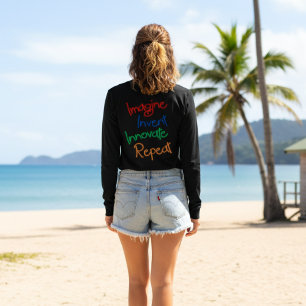 "Stel je voor, verzin, innoveer, herhaal" T-shirt