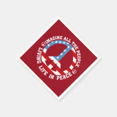 Stel je vrede voor servet (Hoek)