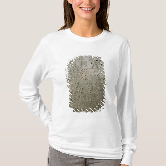 Stela die de begrafenis van de Apis herdenkt T-shirt (Voorkant)