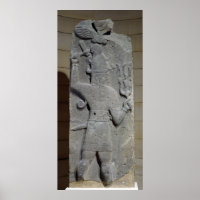 Stela of Teshub, god van het Syrische storm