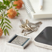 Stele gewijd aan Saturnus uit El-Ayaida Sleutelhanger (Zijkant)