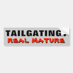 Stelende? Echt heel volwassen Bumpersticker