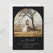 STELLA Arch Foto Opslaan De Datum Zwart Kaart (Voorkant)