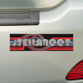 Stella Black Wave gedood Bumpersticker (Op auto)