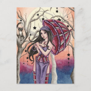 Stella - Briefkaart met heks