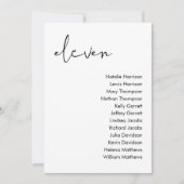 STELLA Bruiloft Zitplaatsen Kaart - TABEL 11 (Voorkant)