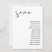 STELLA Bruiloft Zitplaatsen Kaart - TAFEL 7 (Voorkant)