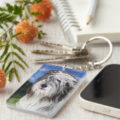 Stella de Engelse Herdershond Sleutelhanger (Voorkant Rechts)