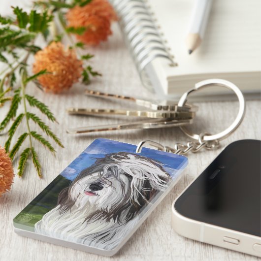 Stella de Engelse Herdershond Sleutelhanger (Voorkant Rechts)