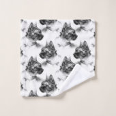 Stella de Grijze Kat Bad Handdoek (Wasdoekje)