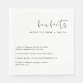 STELLA Fun Facts Over de bruid en bruidegom Servet (Voorkant)