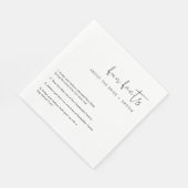 STELLA Fun Facts Over de bruid en bruidegom Servet (Hoek)