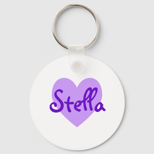 Stella in Paars Sleutelhanger (Voorkant)