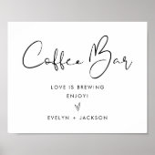 STELLA Koffie Bar Teken Poster (Voorkant)