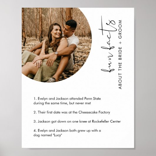 STELLA Leuke Feiten Over de Bruid en bruidegom Tek Poster (Voorkant)