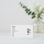 Stella met Attitude Humor Visitekaartje (Staand voorkant)