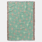 Stella Mid-Century Modern Retro Atomic Age Stars Deken (Voorkant Verticaal)