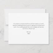 STELLA Modern Minimalist bedankpas Kaart (Achterkant)