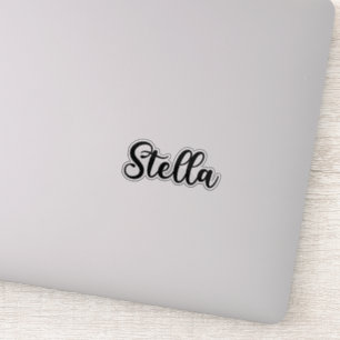 Stella Naam - Handgeschreven kalligrafie Sticker
