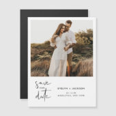 STELLA Photo Magnet Wedding Enregistrer La Date (Devant / Derrière)